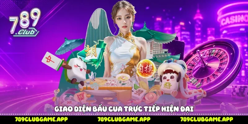 Giao diện bầu cua trực tiếp hiện đại 